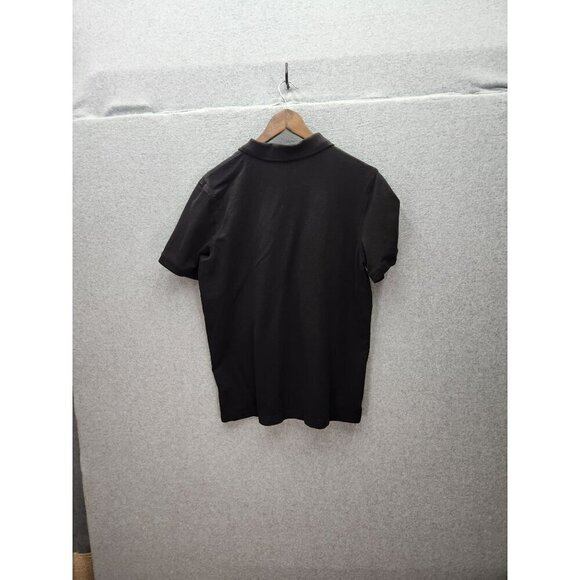 George Black Polo Shirt M (38-40) 98% Cotton 2% Spandex - Picture 4 of 4